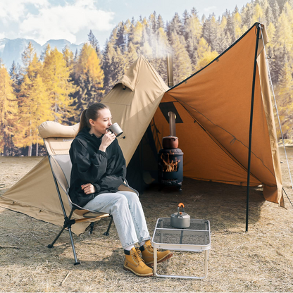 Canvas hot tent