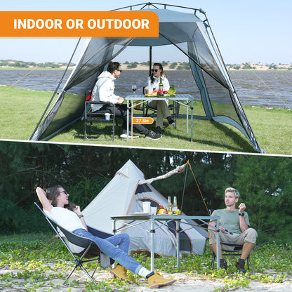 KingCamp 4-6 Person Lightweight Aluminum Alloy Folding Tables