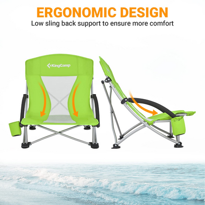 KingCamp Low Sling Beach Chairs