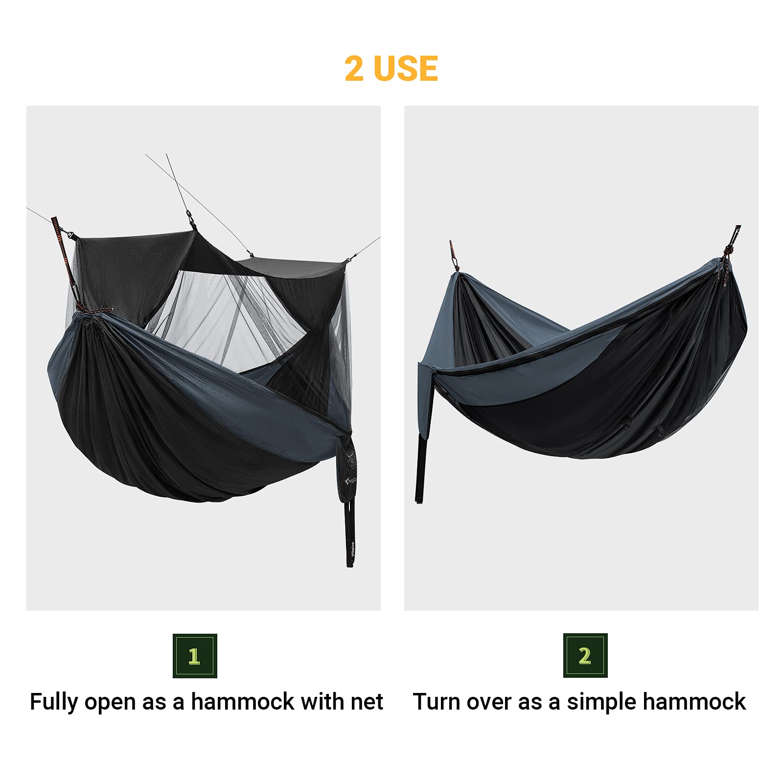 KingCamp Double nylon mosquito net hammock